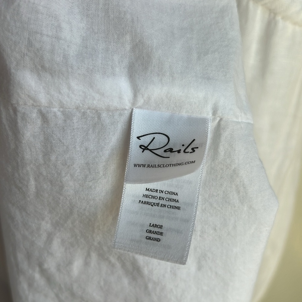 Rails  Kiki Midi Dress in White Lace Detail - Picture 15 of 16
